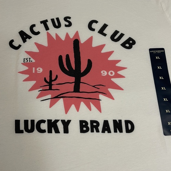 Lucky Brand T-shirt with with cactus print - Picture 3 of 3